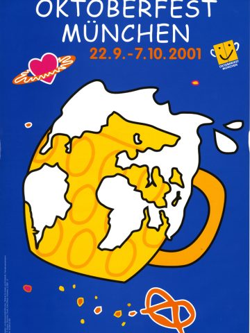 Das offizielle Oktoberfest Plakat 2001
