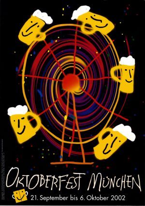 Das offizielle Oktoberfest Plakat 2002