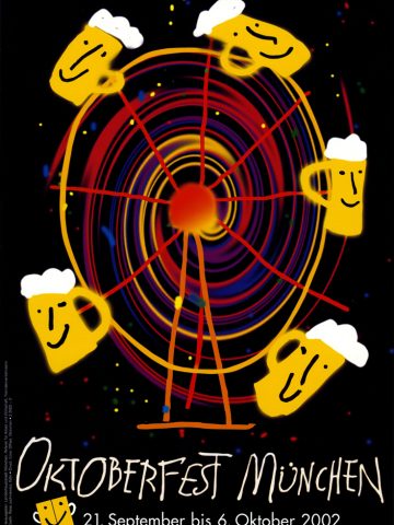 Das offizielle Oktoberfest Plakat 2002