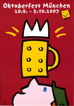 Das offizielle Oktoberfest Plakat 2003
