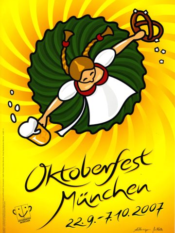 Das offizielle Oktoberfest Plakat 2007