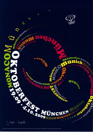 Das offizielle Oktoberfest Plakat 2009