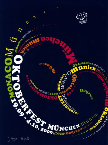 Das offizielle Oktoberfest Plakat 2009