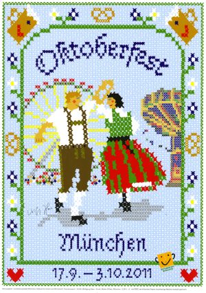 Das offizielle Oktoberfest Plakat 2011 von Wolfgang Heinrich Haasn