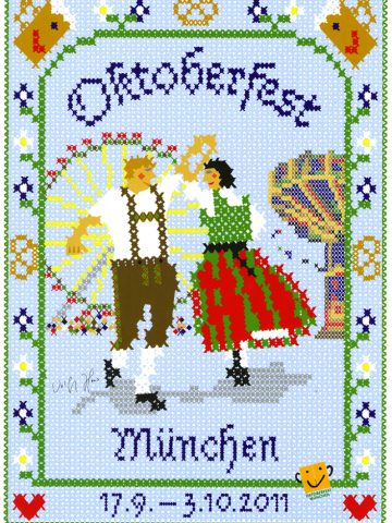 Das offizielle Oktoberfest Plakat 2011 von Wolfgang Heinrich Haasn
