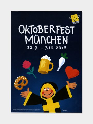 Münchner Kindl 2012 auf dem Wiesnplakat