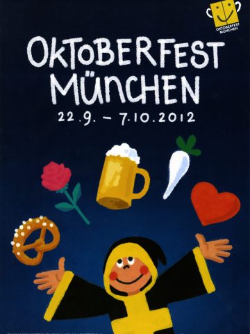 Das offizielle Oktoberfest Plakat 2012 von Björn Meier