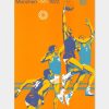Basketball 1972 Rarität Seltenes Basketballposter von 1972 zur Olympiade 1972 in München