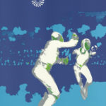 Originalposter von 1972 zur Sportart Fechten