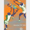 Handball 1972 Olympisches Plakat von der Olympiade in München