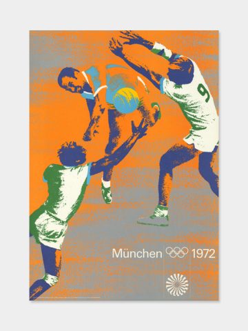 Olympisches Plakat von der Olympiade in München