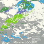 Echtes Kanu Plakat aus 1972 von der Olympiade 1972 in München