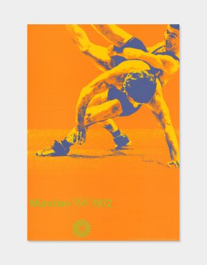 Rarität von 1972 aus den olympischen Spielen zur Sport Disziplin Ringen
