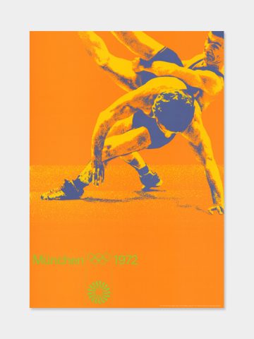 Rarität von 1972 aus den olympischen Spielen zur Sport Disziplin Ringen