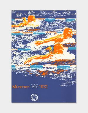 Poster von den olympischen Spiele in München