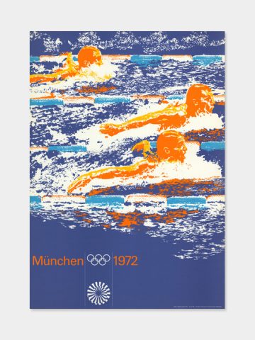 Poster von den olympischen Spiele in München