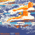 Originalplakat von der Olympiade im Jahr 1972