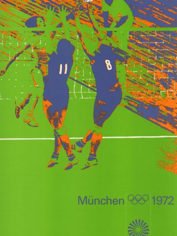 Olympia 1972 Originalplakat von der Olympiade in München