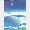 Zeltdach Plakat von der Olympiade1972