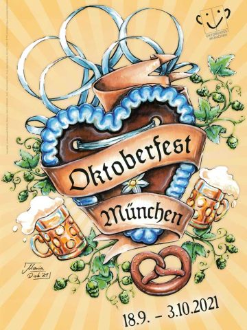 Das offizielle Oktoberfest Plakat 2021