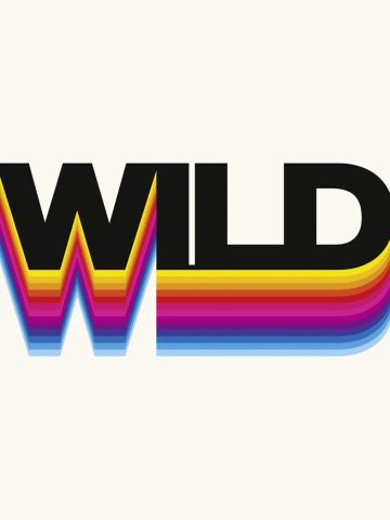 Bild mit Typographie Wild darauf