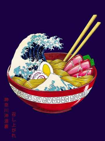 Das Bild The Great Wave Ramen
